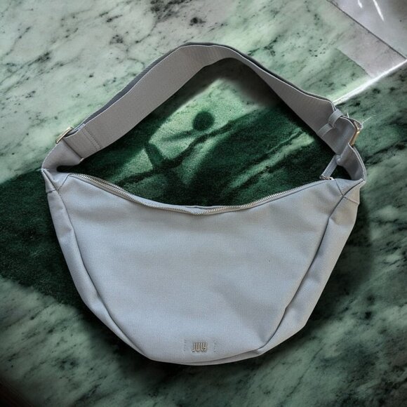 JULY Natural Everyday Crescent Crossbody Bag NEW NWOT - Picture 1 of 5